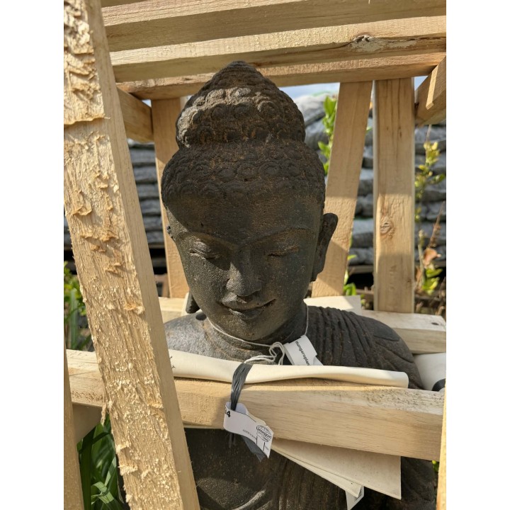 Statuie Buddha în picioare 150cm (piatră vulcanică) (94)