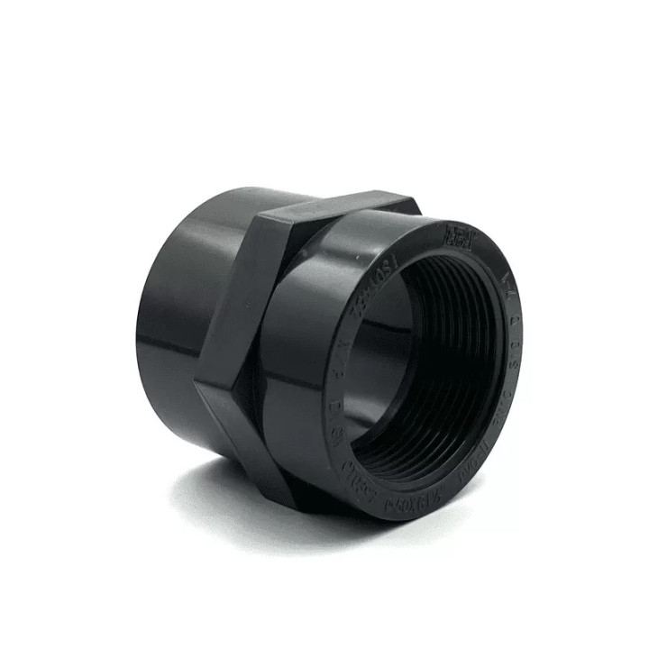 Extensie PVC filetat intern 50mm x 1,1/2" FI