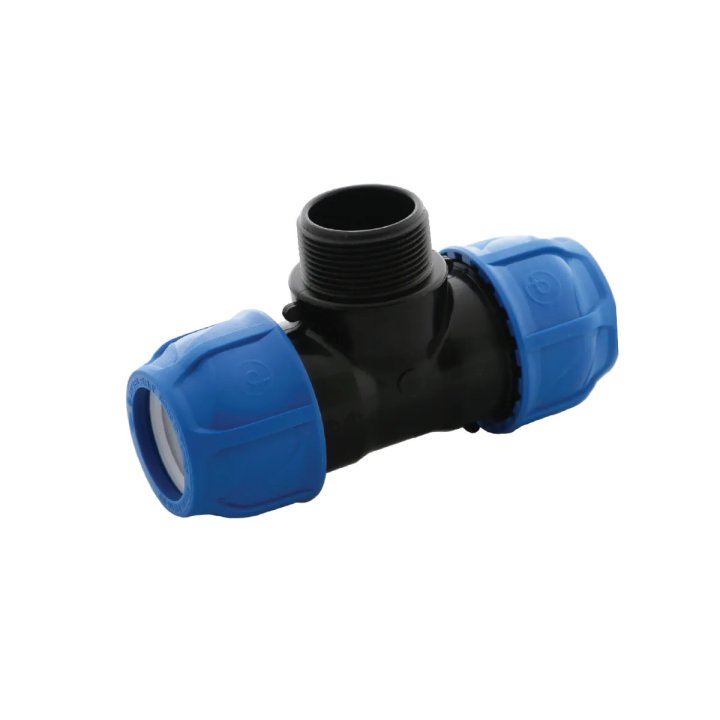 Teu compresiune KPE 25x3/4" FEx25 mm - fish-farm.ro