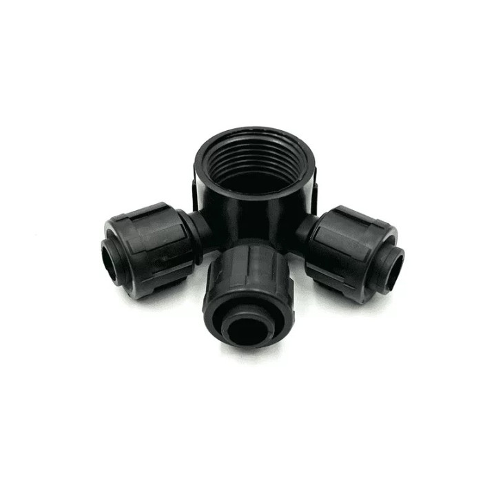 Ramificatie 3 iesiri pentru banda de picurare 17x1 FI PP