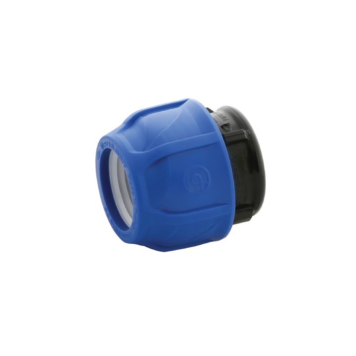 Capac compresiune PEHD 90 mm- fish-farm.ro