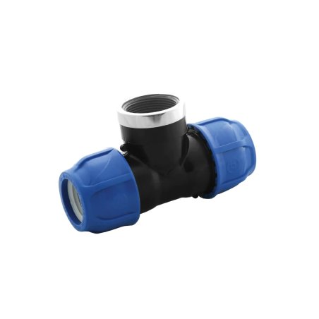 Teu compresiune KPE 25x1" FIx25 mm - fish-farm.ro