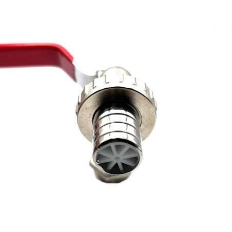 Robinet metalic cu bila pentru 1/2" furtun FI-FE 1/2" - fish-farm.ro