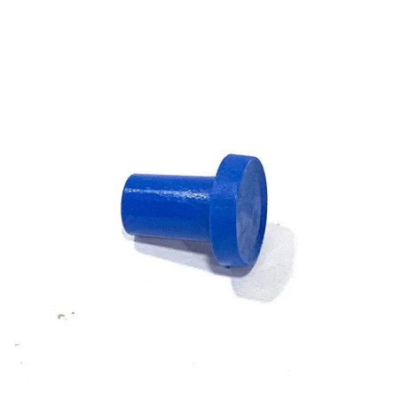Mufă oarbă pentru conector conic intern 5.5, albastru
