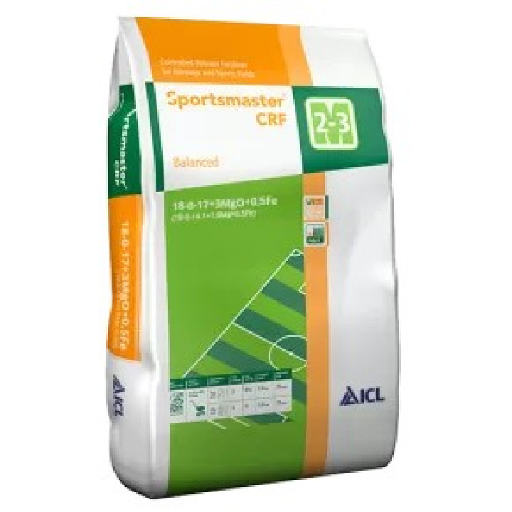 Everris Scotts Sportmaster CRF Îngrășământ echilibrat pentru întreținerea gazonului (18-08-17 + 2MgO + FE) 25 kg