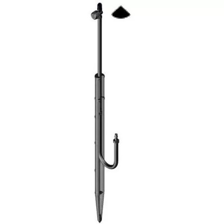 Idra Spike 310 mm 90° Black Cap 0-2,1m/1bar