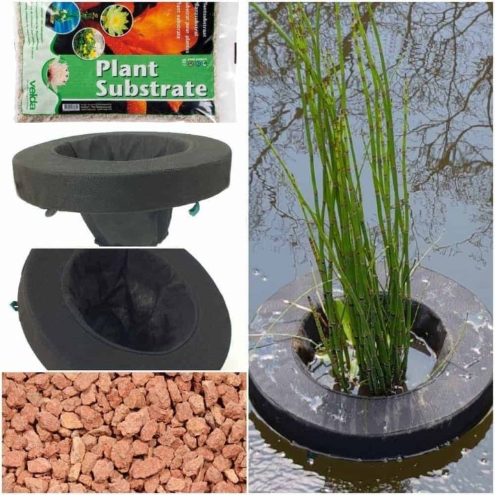 Velda Floating Plant Island úszó ültetõ kosár kerek 25 cm
