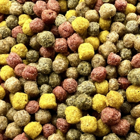 Hrana Allround Mix 3 mm ( rosu-maro-verde ) ( 2 kg )