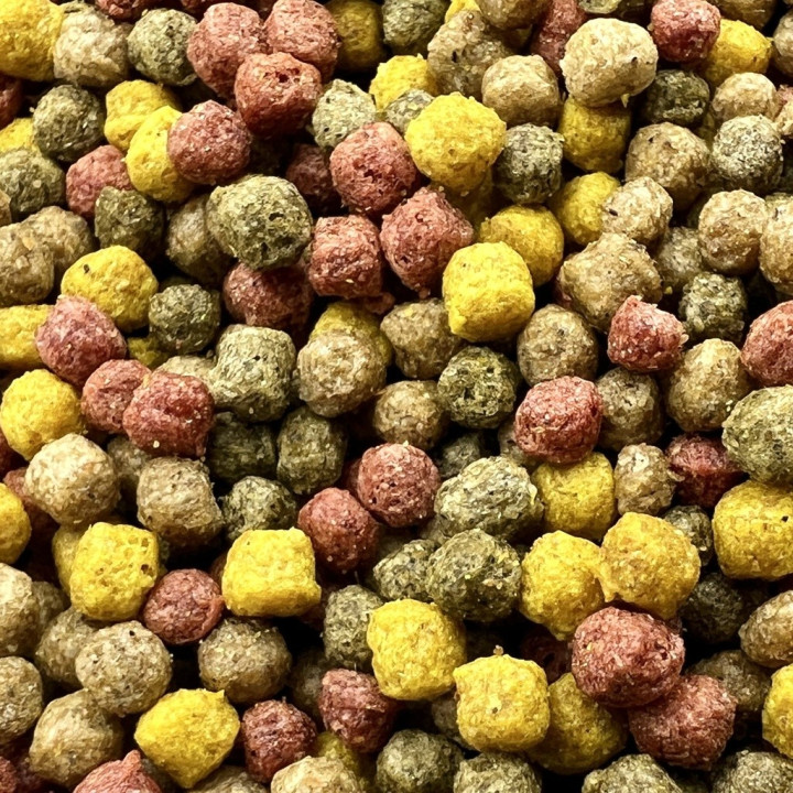 Hrana Allround Mix 3 mm ( rosu-maro-verde ) ( 2 kg )