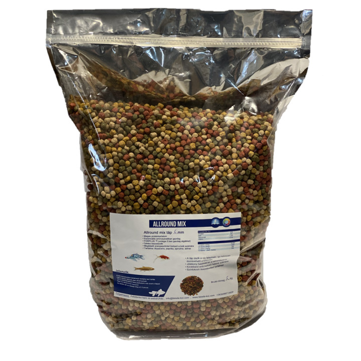 Hrana Allround Mix 6 mm ( rosu-maro-verde ) ( 2 kg )