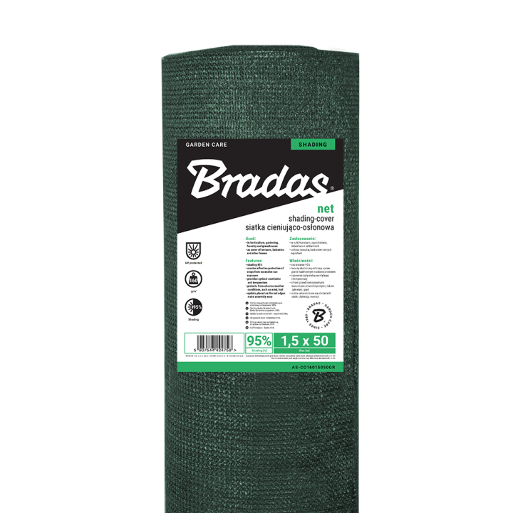 Plasa de protectie, protectie impotriva vantului si umbrire MEDIUMTEX 160 1,2 m x 50 m 95%