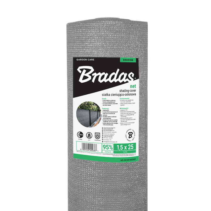 Plasa de umbrire GREYTEX 160 1,5 m x 10 m 90% gri antracit