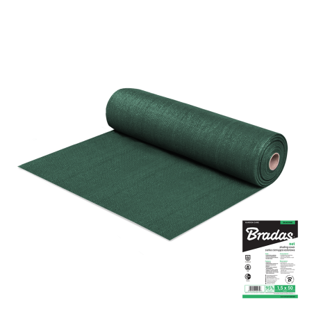 Plasa de protectie, protectie impotriva vantului si umbrire MEDIUMTEX 160 1,5 m x 50 m 95%