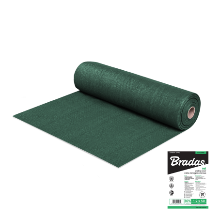 Plasa de protectie, protectie impotriva vantului si umbrire LIGHTTEX 90 1,2 m x 50 m 80%