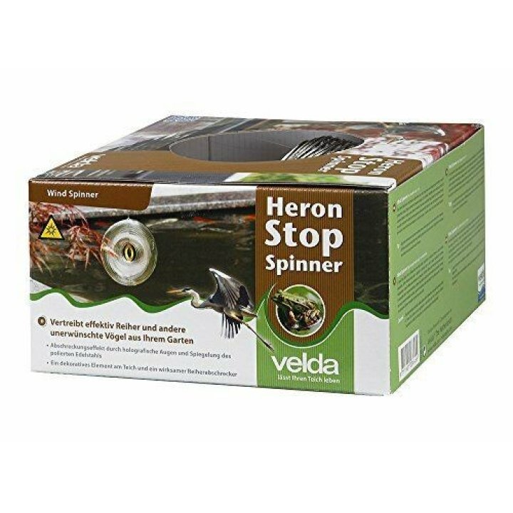 Velda Heron Stop Spinner, alarma de egreta si starc
