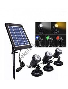 Iluminare iaz SL318C cu panou solar (rosu)