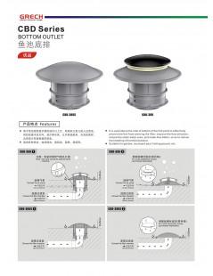 Sifon de pardoseala din beton 110/160mm (CBD-380S)