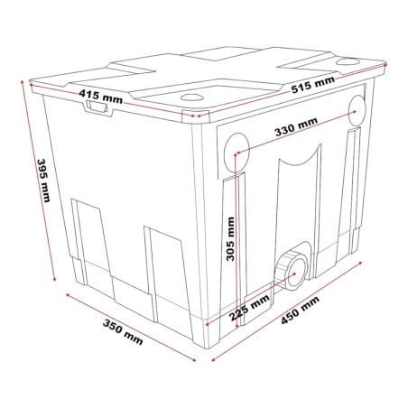 Filtru gravitational CBF-350 (12 000)
