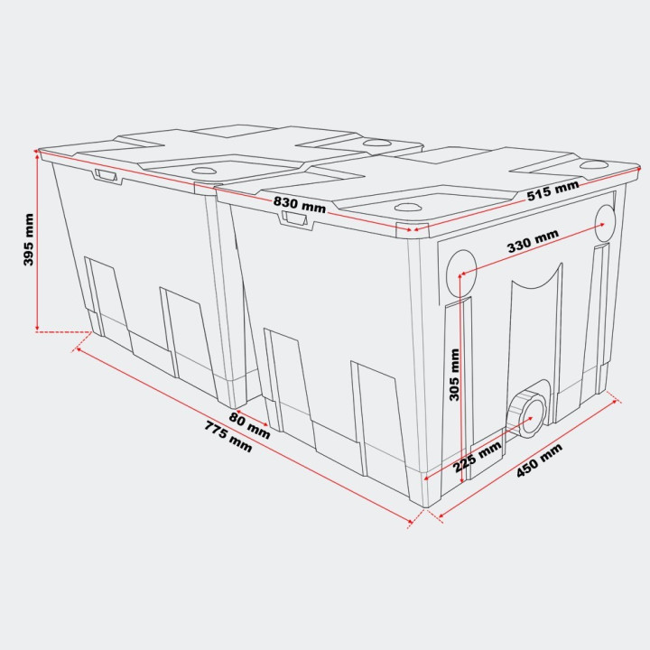 Filtru gravitational CBF-350B (60 000)