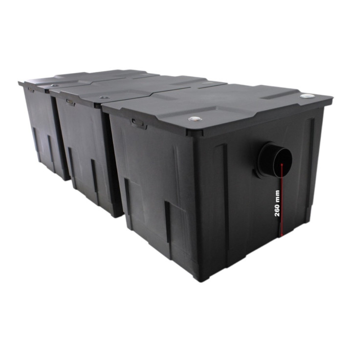 Filtru gravitational CBF-350C cu lampa CUV-236 si Pompa CTP 5800, 4m DN32mm furtun