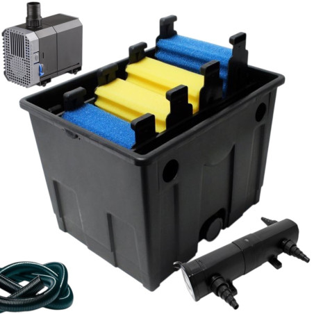 Filtru gravitational CBF-350 cu lampa CUV-224 si Pompa CHJ 3000