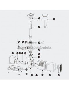 Pompa CHJ-2003 pentru fantani arteziene 2000l/h (35W)