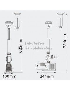 Pompa CHJ-4503 pentru fantani arteziene 4000l/h (65W)