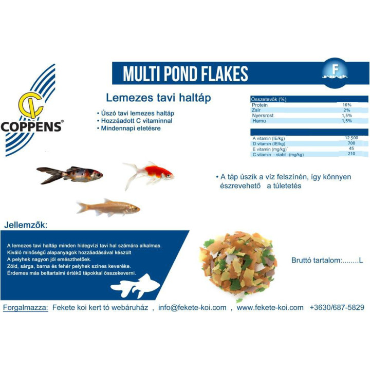 Hrana Coppens Multi Pond Flakes (5L)