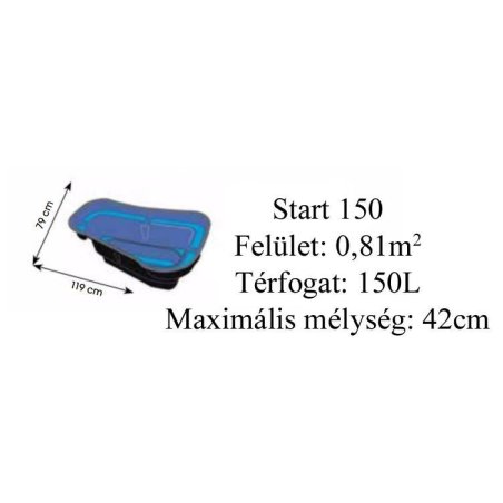 Bazin prefabricat la pret ieftin. 150l. Webshop online fish-farm.ro