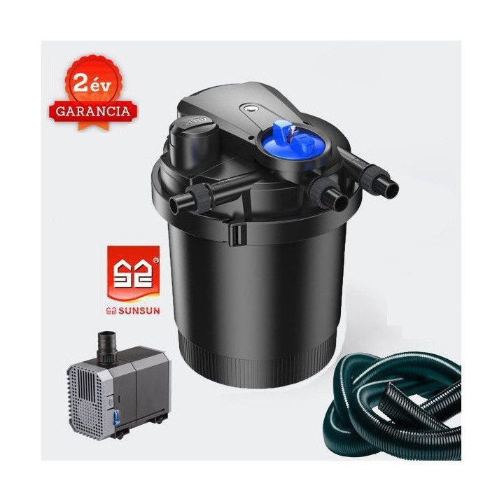 Set filtrare iaz subpresiune CPA 5000 (8 000) set 1. CHJ 3000 + Furtun Spiralat 4m Dn25