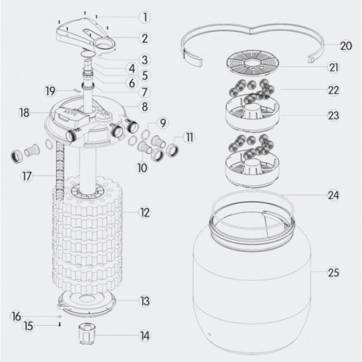 Set filtrare iaz subpresiune CPA 75000 (60 000) set 3
