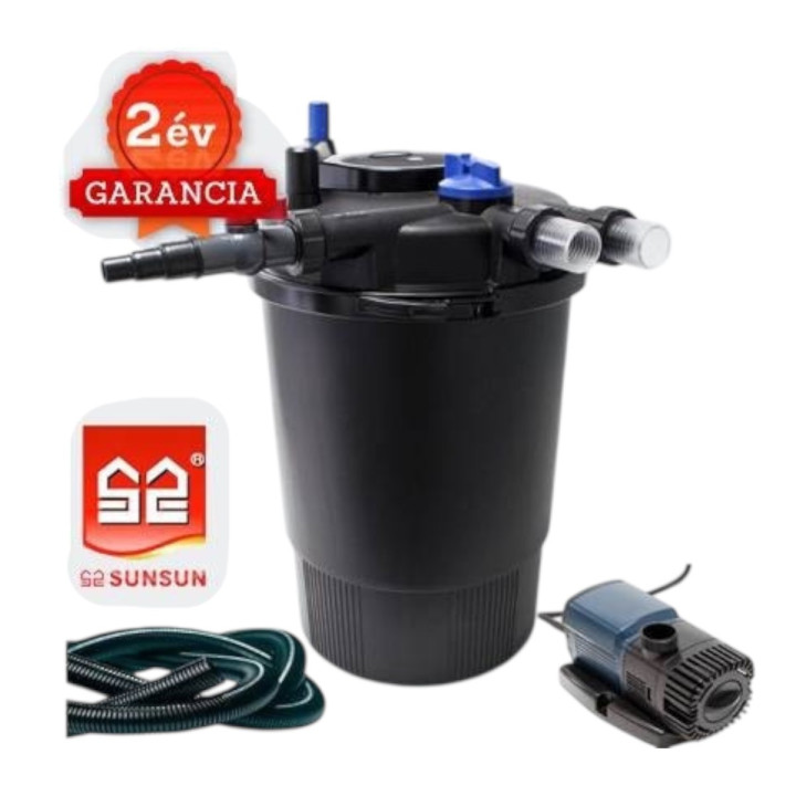 Set filtrare iaz subpresiune CPF 30000 (60 000) set 3. JTP 10000 + Furtun Spiralat 4m Dn32