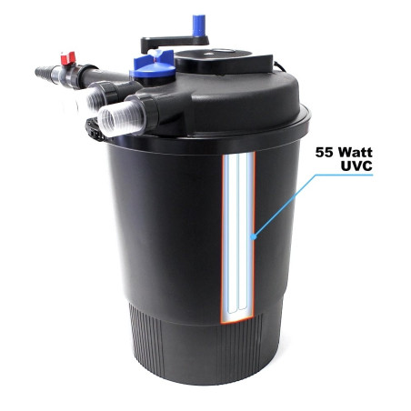 Set filtrare iaz subpresiune CPF 30000 (60 000) set 4. JTP 12000 + Furtun Spiralat 4m Dn32