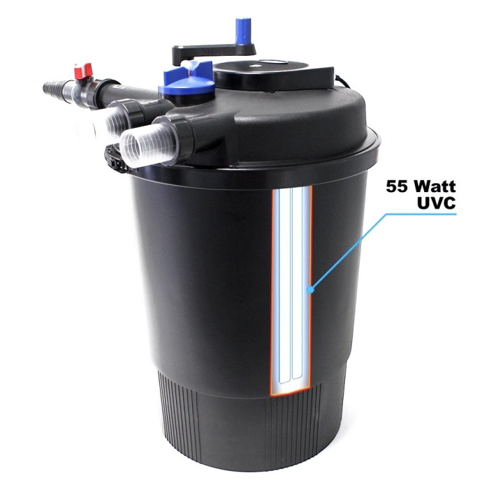 Set filtrare iaz subpresiune CPF 30000 (60 000) set 4. JTP 12000 + Furtun Spiralat 4m Dn32