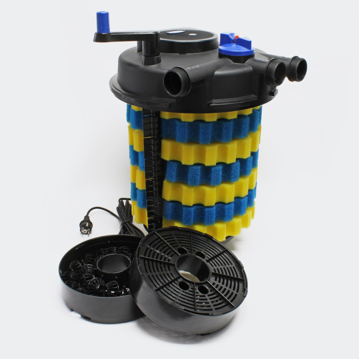 Set filtrare iaz subpresiune CPF 50000 (60 000) set 1. CTP 12000 + Furtun Spiralat 4m Dn32