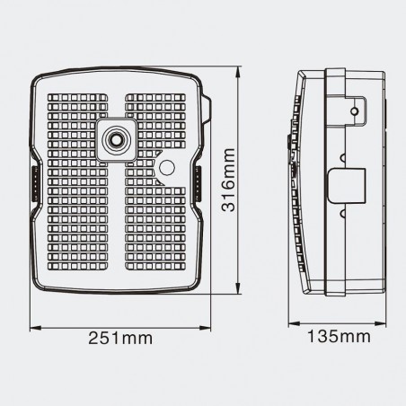 SunSun CUF-6000 3in1 set 45W + 9W UV-C (2500L/h)