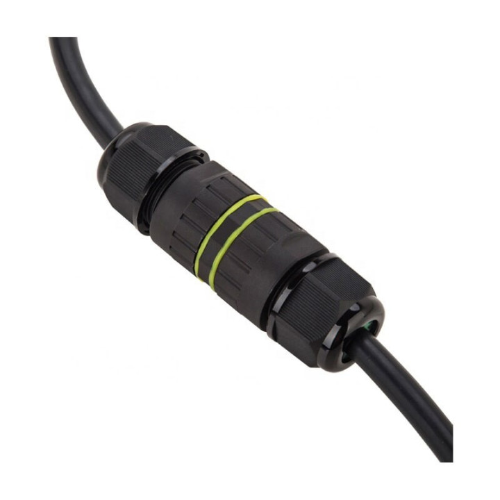 Prelungitor de cablu cu protecție IP68, 3 poli (CUJ-01)