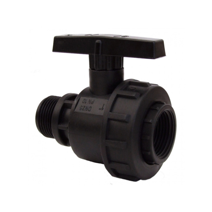 Robinet ball din plastic 3" FI-FE