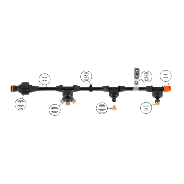 Párakapu Spritz Hose 1/2" 7,5 Fm 4bar 1503075