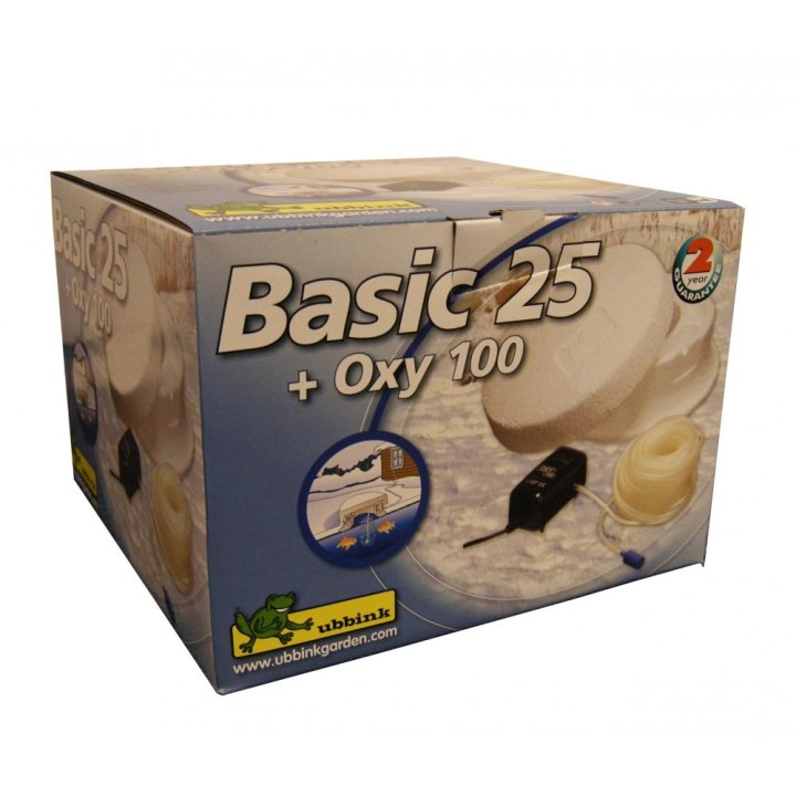 Copca polistiren anti inghet Ubbink Basic 25 + Oxy 100 compresor aerare