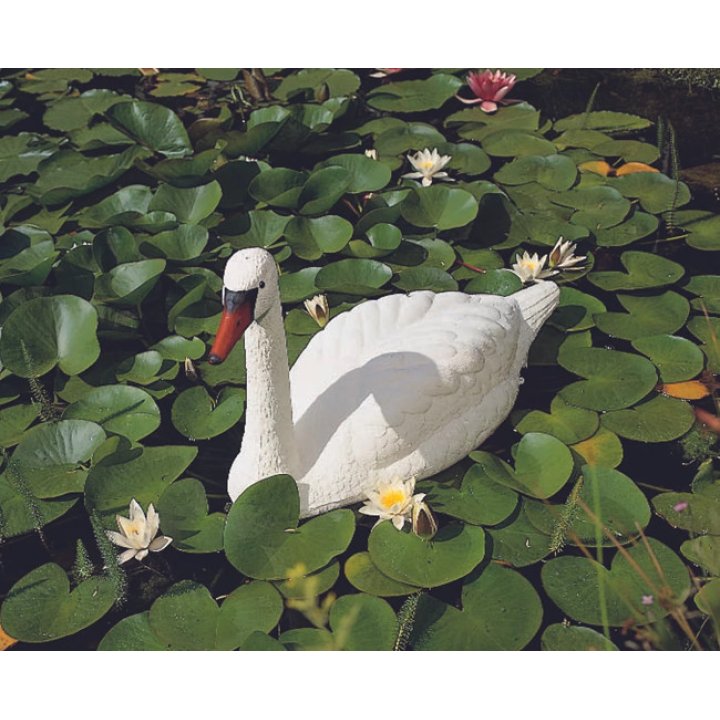 Lebădă albă 54,5cm - figurină din plastic