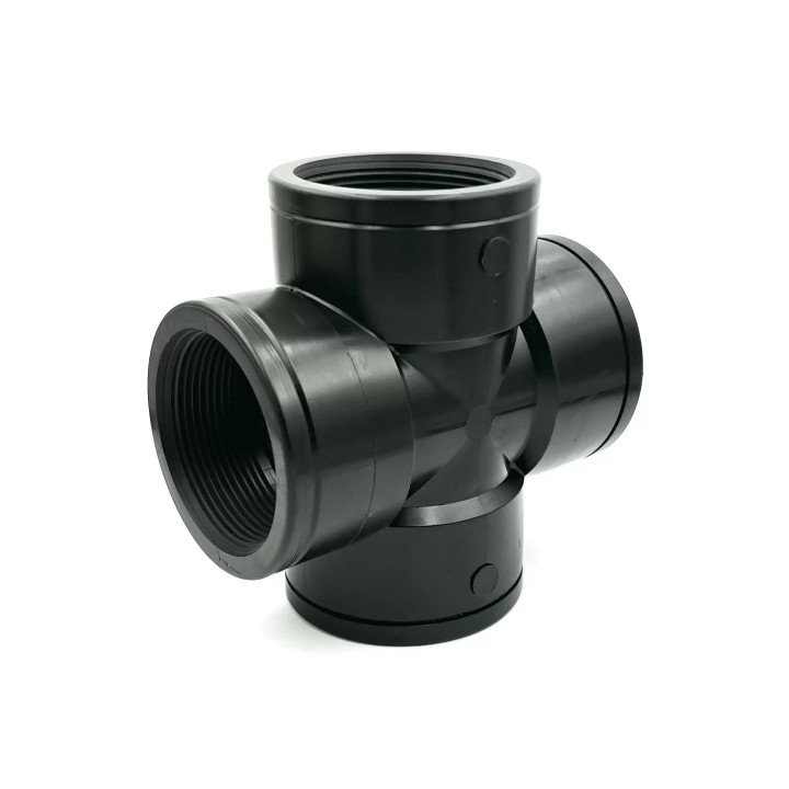 Plastic cruce 2" 4xFI