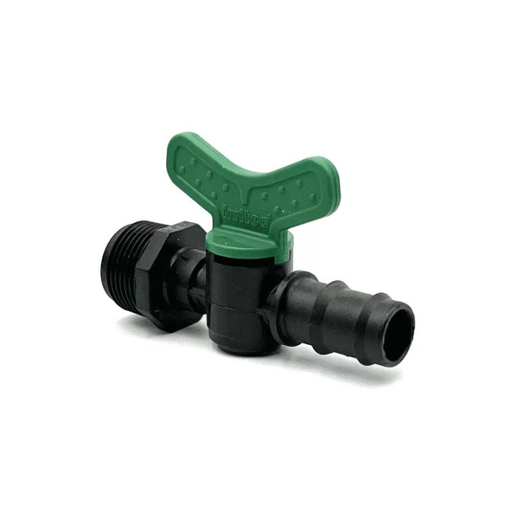 Supapă capăt furtun verde 20x1/2"FE 4bar