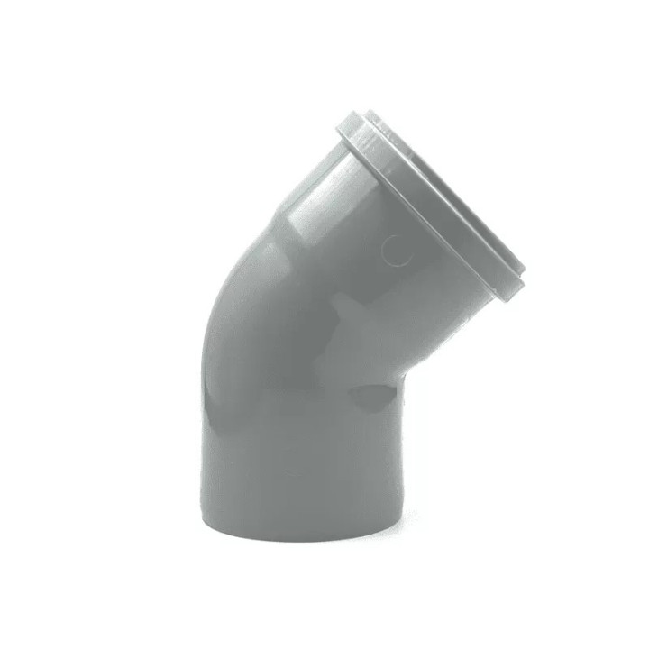 Cot cu garnitura PVC DN 110/45°