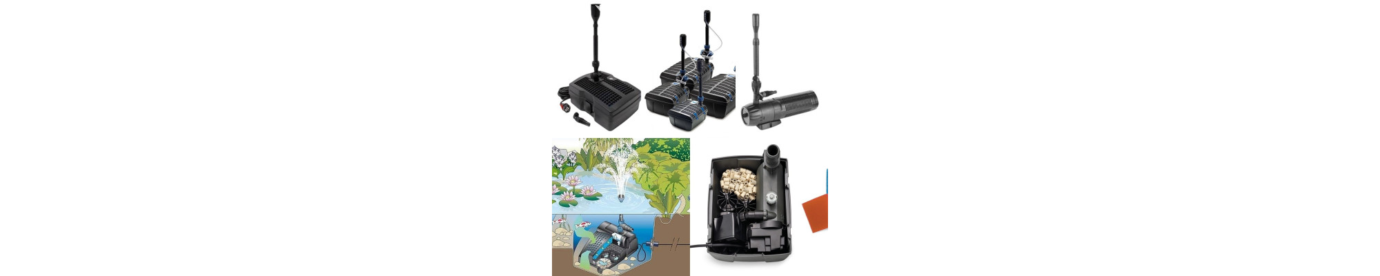 Pompa fantani arteziene cu filtru si UVC